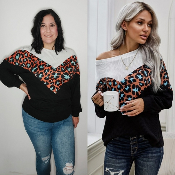 Cheetah Mix Top - Picture 2 of 2